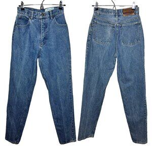 Vtg Lawman Sz 26 Medium Wash High Rise Blue Jeans, Tapered Straight (156…